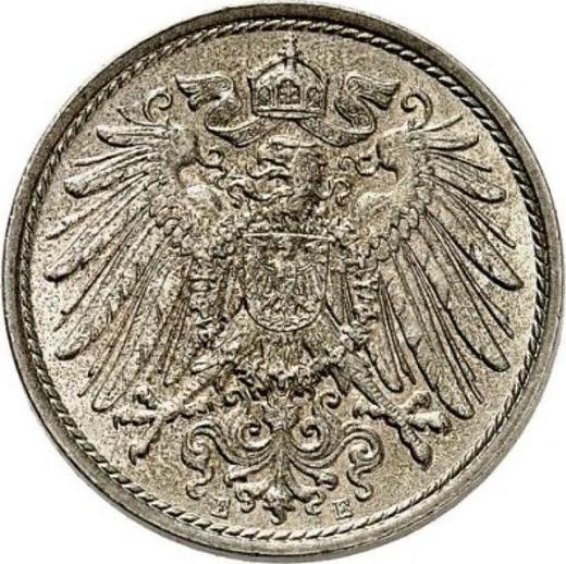 Реверс монеты - 10 пфеннигов 1907 года E "Тип 1890-1916" - цена  монеты - Германия, Германская Империя