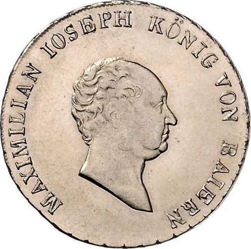 Аверс монеты - 20 крейцеров 1816 года - цена серебряной монеты - Бавария, Максимилиан I