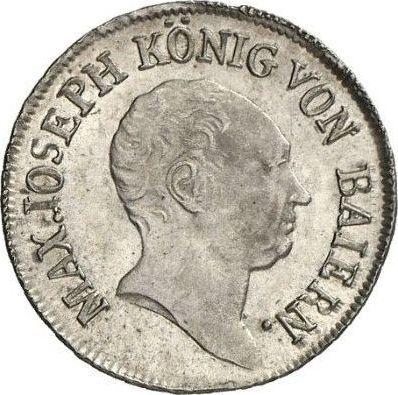 Awers monety - 6 krajcarów 1812 - cena srebrnej monety - Bawaria, Maksymilian I
