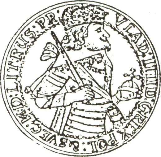 Anverso Medio tálero 1642 MS "Toruń" - valor de la moneda de plata - Polonia, Vladislao IV