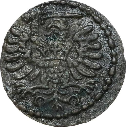 Аверс монеты - Денарий 1580 года "Гданьск" - цена серебряной монеты - Польша, Стефан Баторий