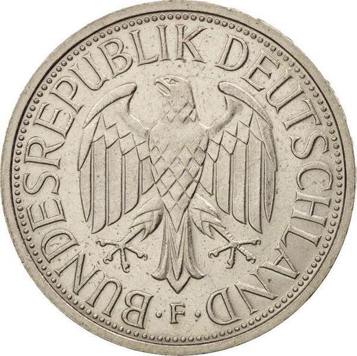 Reverso 1 marco 1982 F - valor de la moneda  - Alemania, RFA