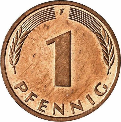 Аверс монеты - 1 пфенниг 1996 года F - цена  монеты - Германия, ФРГ
