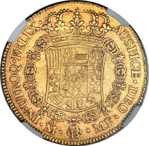 Реверс монеты - 4 эскудо 1764 года Mo MF - цена золотой монеты - Мексика, Карл III