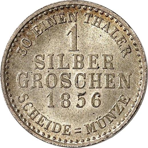 Reverso 1 Silber Groschen 1856 - valor de la moneda de plata - Hesse-Cassel, Federico Guillermo