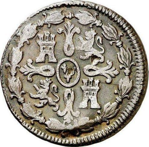Реверс монеты - 8 мараведи 1798 года - цена  монеты - Испания, Карл IV