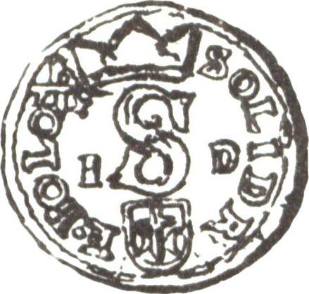 Anverso Szeląg 1588 ID "Casa de moneda de Poznan" - valor de la moneda de plata - Polonia, Segismundo III