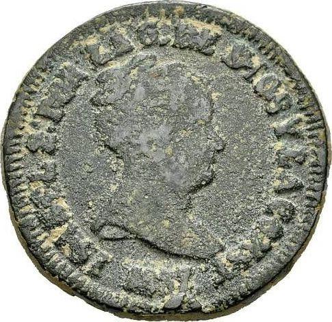 Аверс монеты - 8 мараведи 1837 года PP "Номинал на аверсе" Пьедфорт - цена  монеты - Испания, Изабелла II