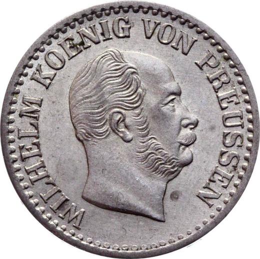 Anverso 1 Silber Groschen 1866 A - valor de la moneda de plata - Prusia, Guillermo I