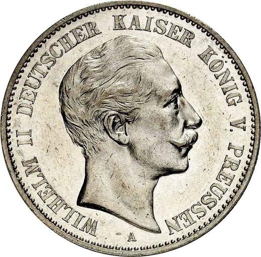 Аверс монеты - 2 марки 1901 года A "Пруссия" - цена серебряной монеты - Германия, Германская Империя