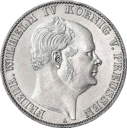 Аверс монеты - Талер 1860 года A - цена серебряной монеты - Пруссия, Фридрих Вильгельм IV