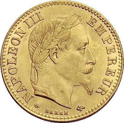 Obverse 10 Francs 1862 A "Type 1861-1868" Paris - France, Napoleon III
