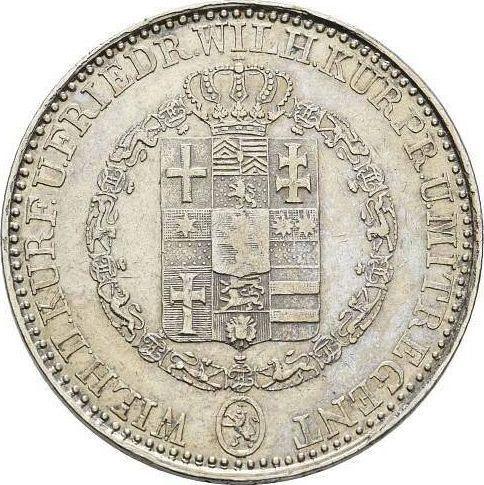 Anverso Tálero 1833 - valor de la moneda de plata - Hesse-Cassel, Guillermo II