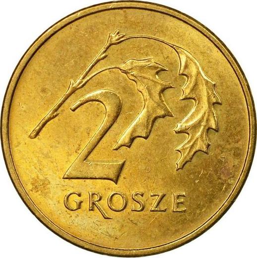 Rewers monety - 2 grosze 2011 MW - cena  monety - Polska, III RP po denominacji