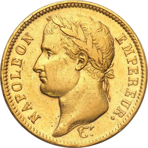 Awers monety - 40 franków 1809 A "Typ 1809-1813" Paryż - Francja, Napoleon I