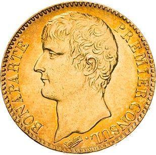 Awers monety - 40 franków AN 12 (1803-1804) A Paryż - Francja, Napoleon I