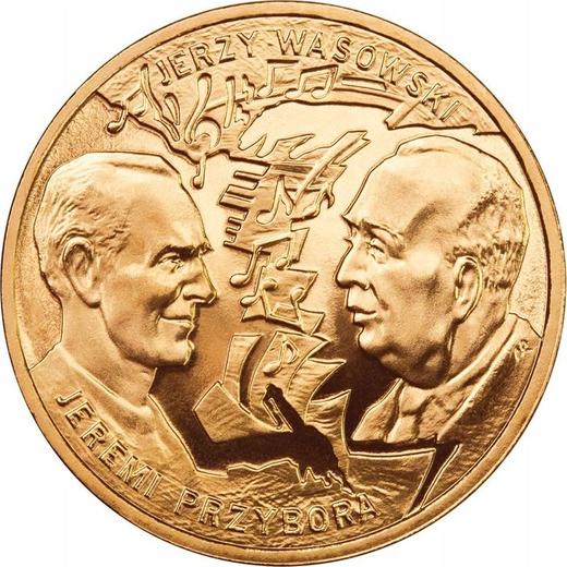Reverso 2 eslotis 2011 MW NR "Jeremi Przybora, Jerzy Wasowski" - valor de la moneda  - Polonia, República moderna
