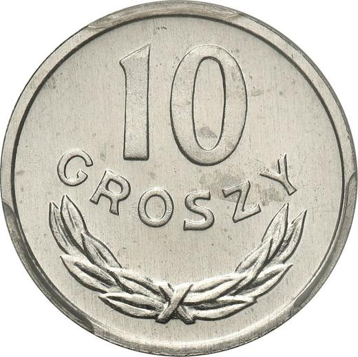 Реверс монеты - 10 грошей 1983 года MW - цена  монеты - Польша, Народная Республика