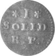 Реверс монеты - Шеляг 1768 года "Коронный" - цена  монеты - Польша, Станислав II Август