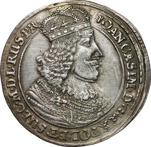 Awers monety - Talar 1649 "Toruń" - cena srebrnej monety - Polska, Jan II Kazimierz