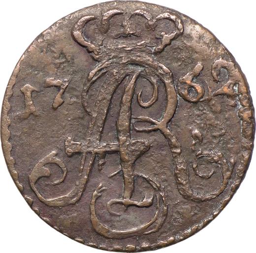 Аверс монеты - Шеляг 1762 года "Торуньский" - цена  монеты - Польша, Август III