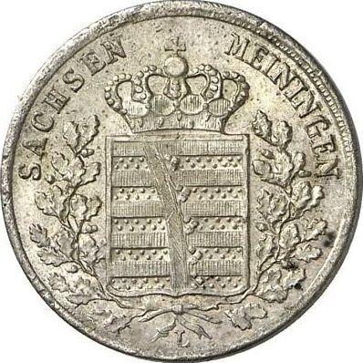 Anverso 6 Kreuzers 1834 L - valor de la moneda de plata - Sajonia-Meiningen, Bernardo II