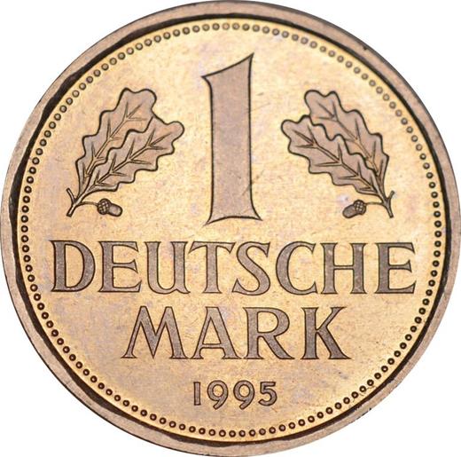 Obverse 1 Mark 1995 G -  Coin Value - Germany, FRG