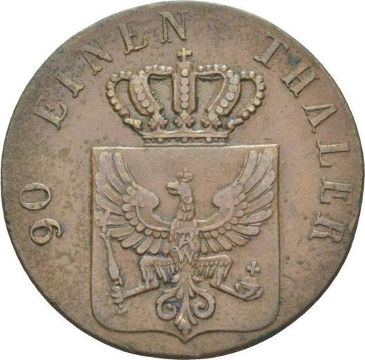 Аверс монеты - 4 пфеннига 1840 года A - цена  монеты - Пруссия, Фридрих Вильгельм III