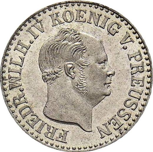 Awers monety - 1/2 silbergroschen 1858 A - cena srebrnej monety - Prusy, Fryderyk Wilhelm IV