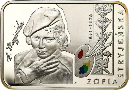 Reverse 20 Zlotych 2011 MW UW "Zofia Stryjenska" - Silver Coin Value - Poland, III Republic after denomination