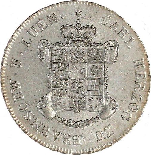 Аверс монеты - 24 мариенгроша 1828 года CvC BRAUNSCHW - цена серебряной монеты - Брауншвейг-Вольфенбюттель, Карл II