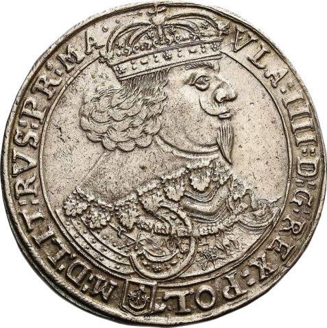 Awers monety - Talar 1643 GG - cena srebrnej monety - Polska, Władysław IV