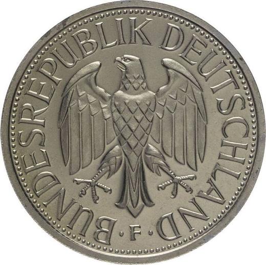 Реверс монеты - 1 марка 1984 года F - цена  монеты - Германия, ФРГ