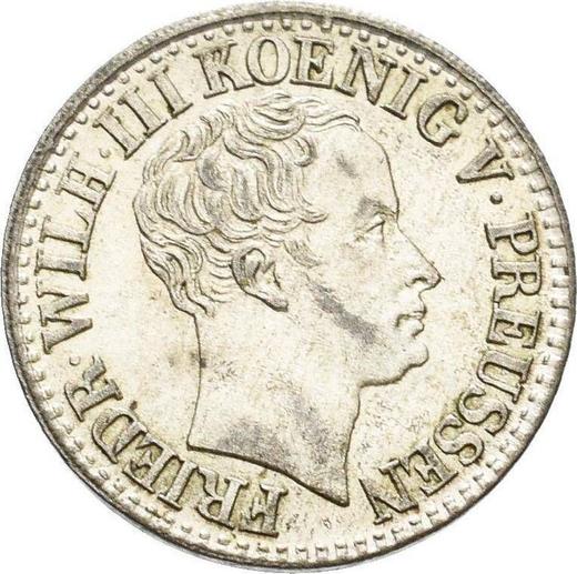 Аверс монеты - 1/2 серебряных гроша 1825 года D - цена серебряной монеты - Пруссия, Фридрих Вильгельм III
