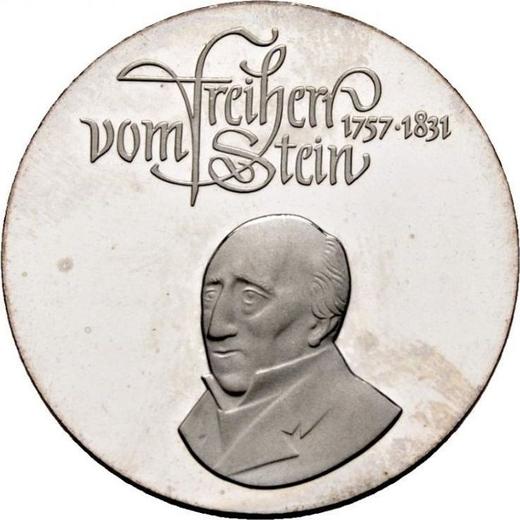 Anverso 20 marcos 1981 "Stein" - valor de la moneda de plata - Alemania, República Democrática Alemana (RDA)