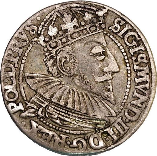 Awers monety - Trojak 1592 "Gdańsk" - cena srebrnej monety - Polska, Zygmunt III