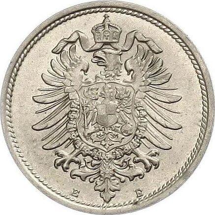 Reverso 10 Pfennige 1889 E "Tipo 1873-1889" - valor de la moneda  - Alemania, Imperio alemán
