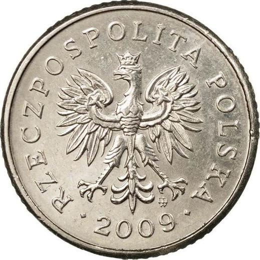Obverse 10 Groszy 2009 MW -  Coin Value - Poland, III Republic after denomination
