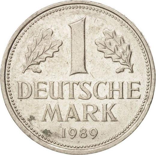 Аверс монеты - 1 марка 1989 года D - цена  монеты - Германия, ФРГ