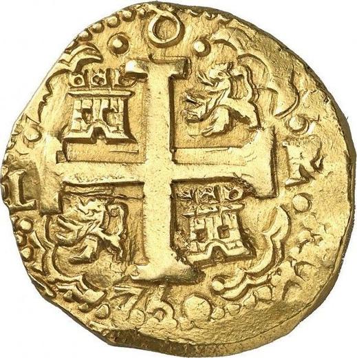 Anverso 8 escudos 1750 L R - valor de la moneda de oro - Perú, Fernando VI