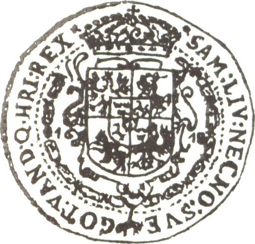 Rewers monety - Ort (18 groszy) 1618 - cena srebrnej monety - Polska, Zygmunt III