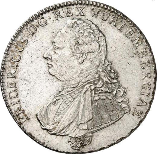 Аверс монеты - Талер 1806 года - цена серебряной монеты - Вюртемберг, Фридрих I Вильгельм