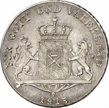Rewers monety - Talar 1815 "Typ 1807-1825" - cena srebrnej monety - Bawaria, Maksymilian I
