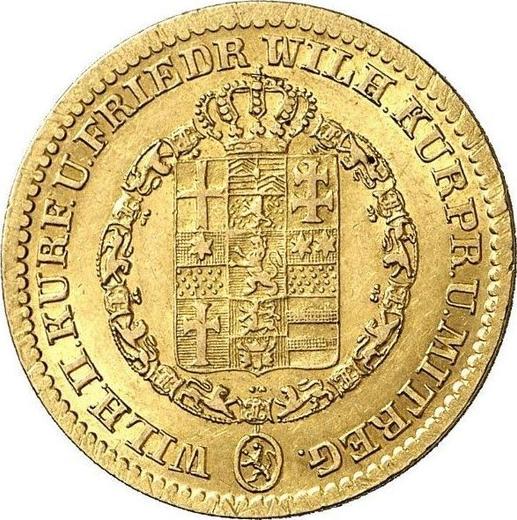 Аверс монеты - 5 талеров 1839 года - цена золотой монеты - Гессен-Кассель, Вильгельм II