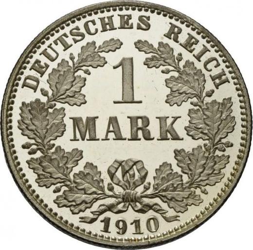 Awers monety - 1 marka 1910 E "Typ 1891-1916" - cena srebrnej monety - Niemcy, Cesarstwo Niemieckie