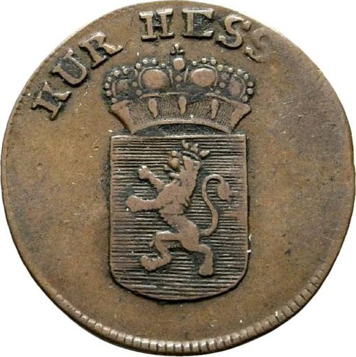 Аверс монеты - 1/2 крейцера 1803 года F - цена  монеты - Гессен-Кассель, Вильгельм II