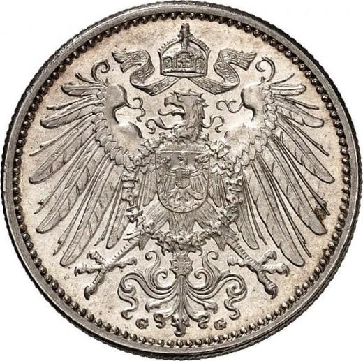 Reverso 1 marco 1903 G "Tipo 1891-1916" - valor de la moneda de plata - Alemania, Imperio alemán