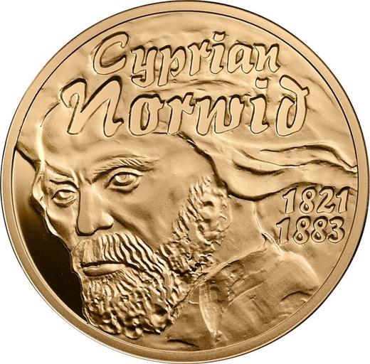 Rewers monety - 200 złotych 2013 MW "130 Rocznica śmierci Cypriana Norwida" - cena złotej monety - Polska, III RP po denominacji