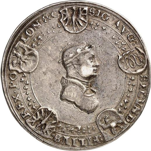 Реверс монеты - Талер 1533 года "Торунь" - цена серебряной монеты - Польша, Сигизмунд I Старый