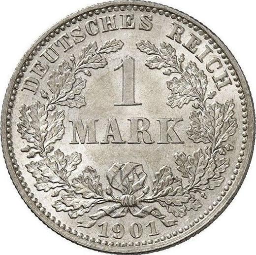 Аверс монеты - 1 марка 1901 года J "Тип 1891-1916" - цена серебряной монеты - Германия, Германская Империя